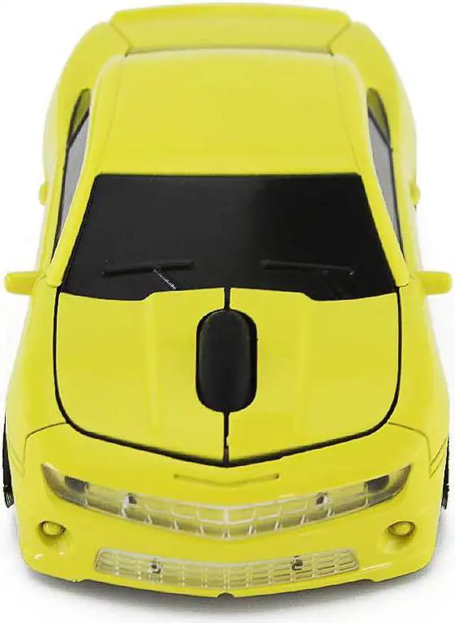 Alt view image 2 of 6 - FASBEL for CL Racing Sports Car Mouse Wireless Mice Computer Laptop PC Optical Mouse (Yellow)