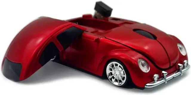 Alt view image 5 of 6 - Wireless Mouse, TDRTECH Cool Sports Car Shaped Mouse 2.4GHz Optical Gaming Mouse for Computer PC Notebook Laptop-Red