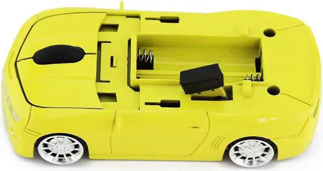 Alt view image 5 of 6 - FASBEL for CL Racing Sports Car Mouse Wireless Mice Computer Laptop PC Optical Mouse (Yellow)