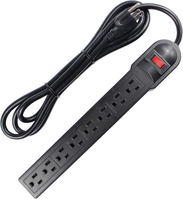 thumbnail image 2 of Extension Cord 25 Ft Multiple Outlets Surge Protector Power Strip 8 Ac Outlets 3 2 of 14