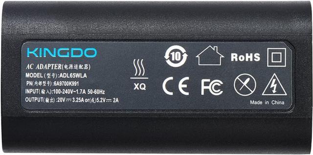 Alt view image 4 of 7 - Yoga Power Supply Adapter Charger Fit for Yoga 900 700 900S 3 4 3-14 3-11 Pro 1370 1470 1170 900-13ISK 700 14ISK 700-11ISK 900-13ISK2 900-131SK 900S-12ISK Model Laptop Power Charger