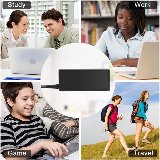 Alt view image 6 of 6 - 65W 20V 3.25A Tip AC Adapter Charger Fit for Lenovo ThinkPad Yoga 13 13-2191,X1 Carbon,Flex 14,G50 T460 T470 T440 T450,ADLX65NDT3A ADLX65NDC3 ADLX65SLC2A ADP-65FD B Laptop Power Supply Cord