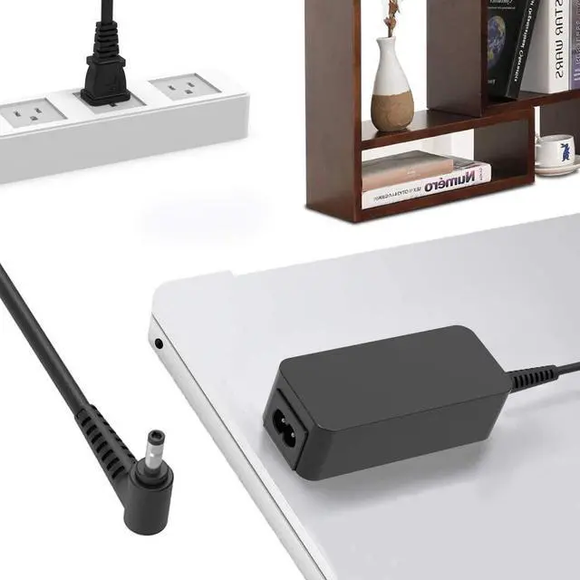 Alt view image 4 of 5 - 45W Charger Fit for Lenovo Chromebook N23 N42-20 N22-20 Touch, 100e 300e 500e Winbook Laptop Series Round Tip UL Listed AC Adapter Power Supply Cord