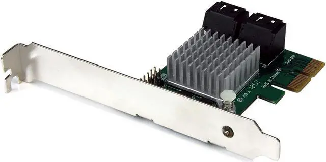 Main image of 4 Port PCI Express 2.0 SATA III 6Gbps RAID Controller Card with HyperDuo SSD Tiering - PCIe SATA 3 Controller Adapter (PEXSAT34RH)