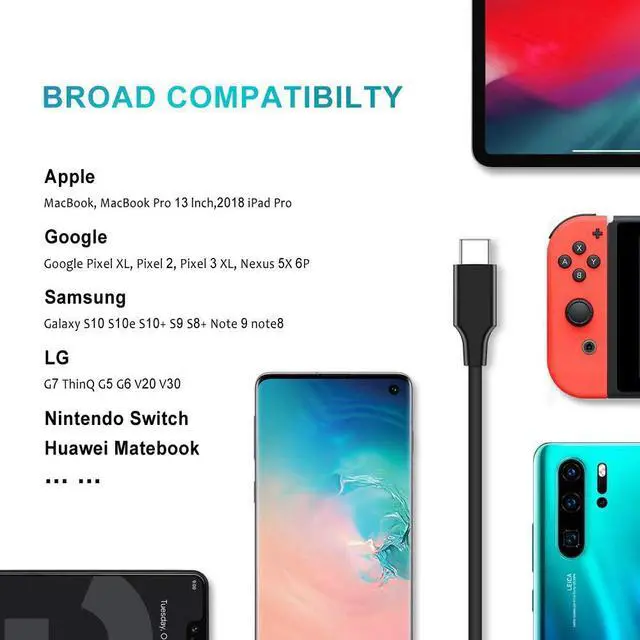 Alt view image 6 of 7 - Charger for HP Laptop Chromebook 65W 45W USB C Fast Power Adapter