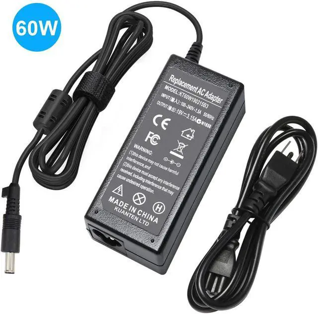 Alt view image 2 of 7 - 60W 19V 3.15A laptop charger for Samsung NP300E4C NP300E4E NP300E5A NP300E5C NP300E5E NP300V5A NP305E5A NP305E7A NP305V5A NP350U2A NP350V5C NP355E5C NP355V5C NP365E5C