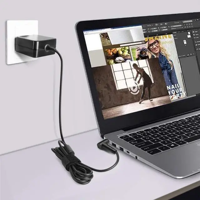 Alt view image 3 of 7 - KFD 19V 1.75A 2.37A ASUS Laptop Charger for VivoBook L410 L510MA L210 X540UA X540SA X553MA X556UA X413J X542BA Zenbook UX431F E403SA X515EA E410MA L203M X512JA X515JA X512DA Power Supply Cord Adapter