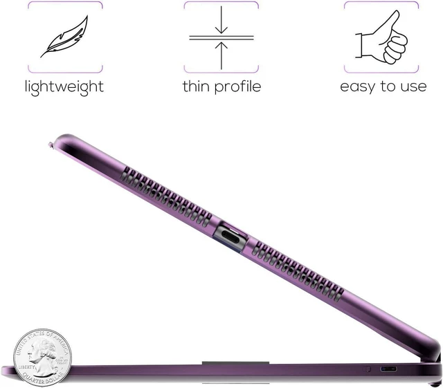 Alt view image 5 of 7 - typecase Touch Keyboard Case for iPad 9th/8th/7th Gen, 360° Rotating