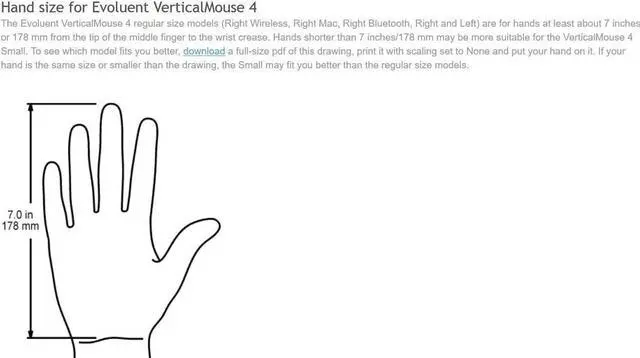 Alt view image 3 of 7 - Evoluent  The Original Vertical Mouse  VM4SW Ergonomic Vertical Mouse Right Hand Small Wireless USB, Sculpted for Comfort, Reduces Wrist Strain, Adjustable Speed, Customizable Buttons in Windows