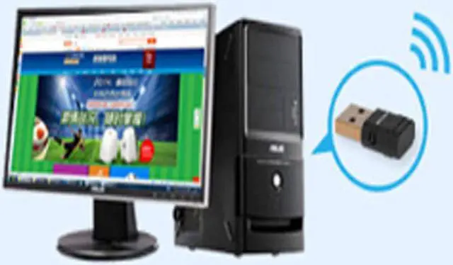 Alt view image 6 of 7 - Dicey USB WiFi Adapter AC1300M Dual Frequency 2.4G/5.8G Wireless Network Card USB3.0 Gigabit WiFi Receiver/Transmitter Network Card USB Computer Network Adapters