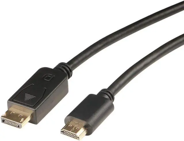 Alt view image 2 of 6 - DisplayPort-DP to HDMI 4K Cable UVOOI Display Port to HDMI Cable 35 Feet Adapter 4K&3D Video/Audio 10.67M