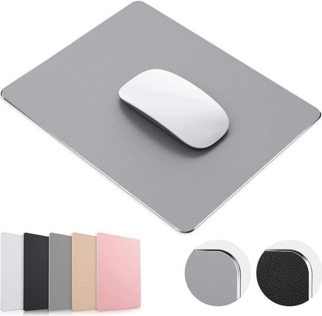 JEDIA Mouse Pad, Grey Hard Metal Aluminum Mouse Pad, Premium Dual-Side  Waterproof Fast and Accurate Control Mousepad for Office, Home and Gaming,  Small Size, 9×7 