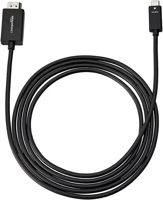 Alt view image 4 of 5 - Amazon Basics Premium Aluminum USB-C to HDMI Cable Adapter (Thunderbolt 3 Compatible) 4K@60Hz - 6-Foot