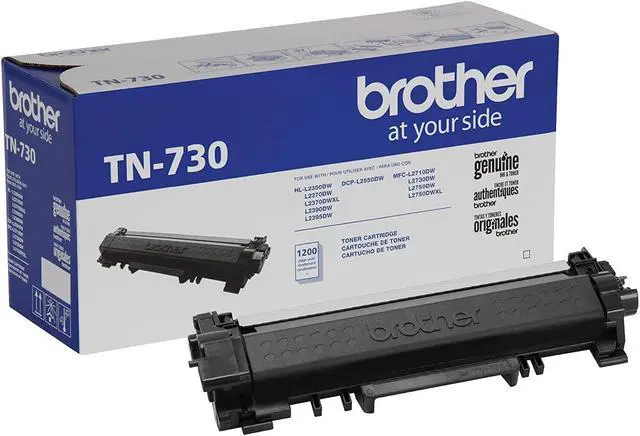 Main image of Brother Genuine Standard Yield Toner Cartridge TN730 Replacement Black Toner Page Yield Up To 1200 Pages Amazon Dash Replenishment Cartridge