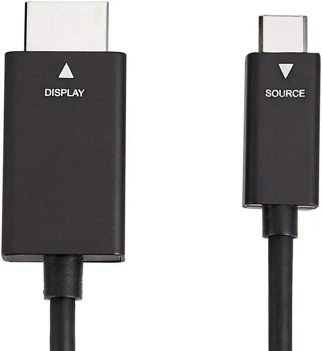 Alt view image 3 of 5 - Amazon Basics Premium Aluminum USB-C to HDMI Cable Adapter (Thunderbolt 3 Compatible) 4K@60Hz - 6-Foot