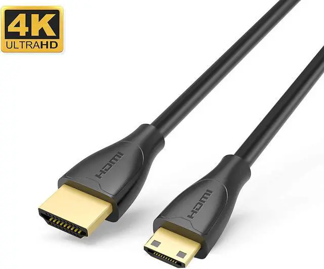 Alt view image 7 of 7 - Mini HDMI to HDMI Cable, 4K HDMI to mini HDMI 2.0 Bidirectional High Speed Adapter, for Graphics Card,HDTV,Tablet,Camera,Sony HDR-XR50,Nikon Z6 Canon EOS RP/EOS R/EOS 7D Mark II/XA40,Nvidia?Shield,6ft