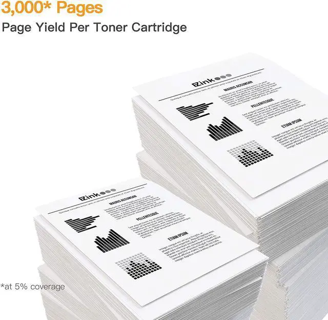 Alt view image 3 of 6 - E-Z Ink (TM) Compatible Toner Cartridge and Drum Unit Replacement for Brother TN760 TN-760 TN730 TN-730 DR730 to use with HL-L2350DW MFC-L2710DW Printer (2 Toner Cartridge, 1 Drum Unit, Black)