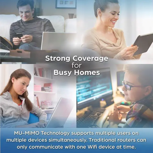Alt view image 5 of 8 - TRENDnet AC1200 Dual Band WiFi Router, TEW-831DR, Gigabit WAN Port, 4 x 5dBi Antennas, Wireless AC 867Mbps, Wireless N 300Mbps, Business/Home Wireless AC Router for High Speed Internet,MU-MIMO Support