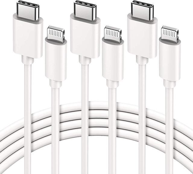 iPhone 14 Fast Charger Cable USB C to Lightning Cable - 3 Pack 3/6/10ft MFi