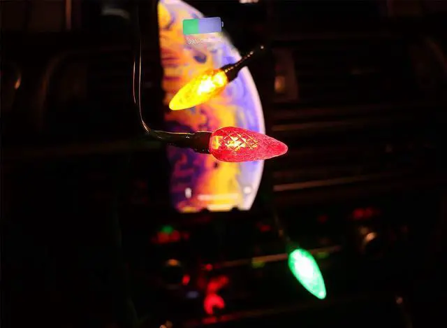 Alt view image 3 of 6 - KBG 2 Pack LED Christmas Lights Charging Cable, USB Charger Cord Multicolor 10LED 50inch Compatible with Phone 5,5s,6,6plus,6s,6s Plus,7,7plus,8,8plus,X,XR,XS,XS Max,11Pro Max,SE etc (2PCS)