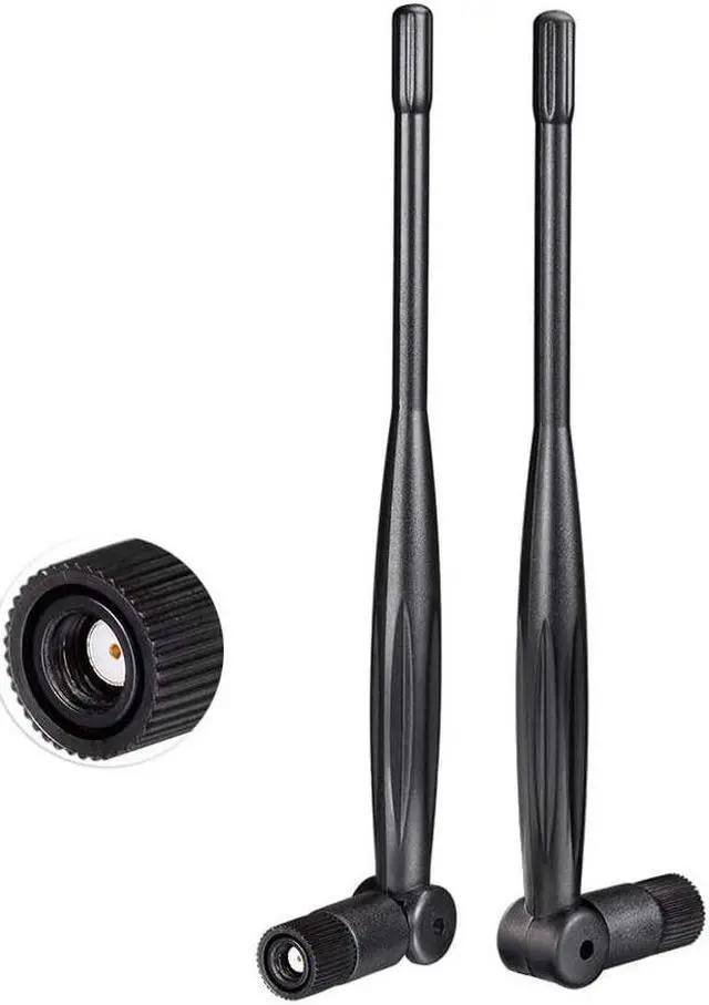 Main image of Eightwood 2.4GHz 5GHz 5.8GHz Dual Band WiFi Antenna 5dBi RP-SMA Antenna (2-Pack) for PC Desktop WiFi Router PCIe Network Card USB Adapter Wireless Range Extender IP Camera