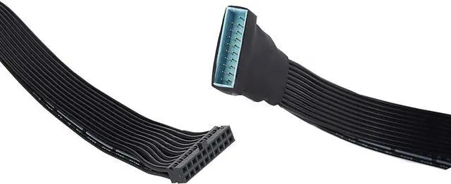 Alt view image 4 of 5 - USB 3.0 Header Extension Cable Low Profile USB 3.0 Internal 19/20 Pin Header Extender | USB 3 Motherboard Adapter | 5.9 inch