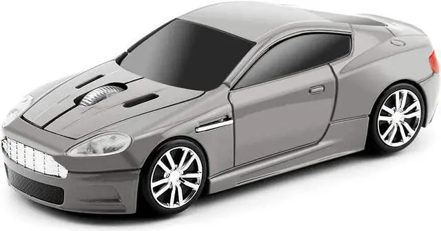 Alt view image 5 of 6 - ECOiNVA Wireless Sports Car Mouse Laptop Desktop Mouse Computer Optical Mice 2.4GHz USB Mouse (Gray)