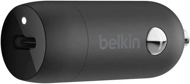 Alt view image 4 of 12 - Belkin BOOST CHARGE 20W USB-C PD Car Charger CCA003btBK