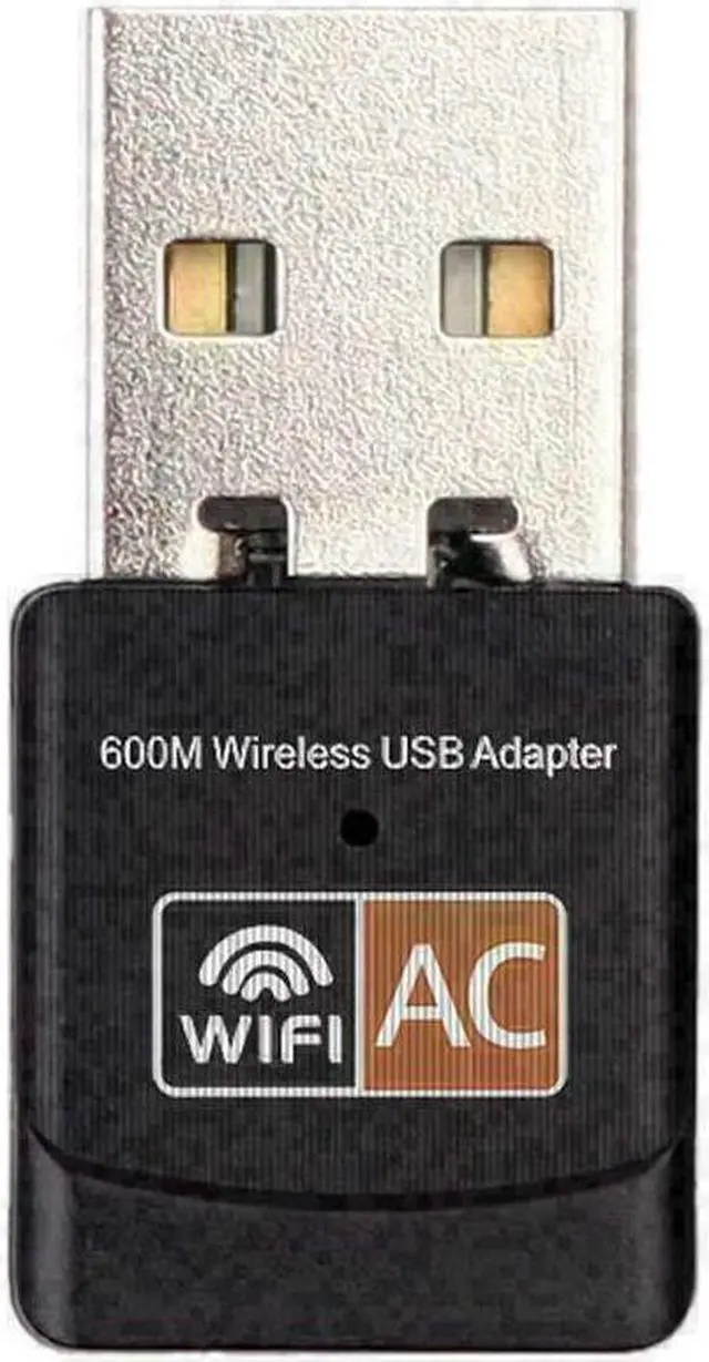 Alt view image 3 of 7 - USB WiFi Adapter AC600 Mbps Dual Band 2.4/5Ghz Wireless Mini Network Adapter 802.11  Support PC Desktop Laptop MAC Book Windows Notebook