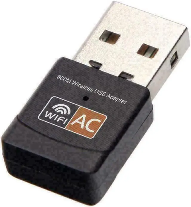 Alt view image 5 of 7 - USB WiFi Adapter AC600 Mbps Dual Band 2.4/5Ghz Wireless Mini Network Adapter 802.11  Support PC Desktop Laptop MAC Book Windows Notebook