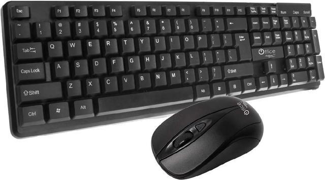 Wireless Keyboard and Mouse Combo - One USB Port!
