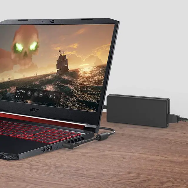 Alt view image 6 of 7 - 135W Laptop Charger for Acer Nitro 5 AN515-51 AN515-41 AN515-53 AN515-54 AN515-55 AN515-54 AN517-51 AN517-52 AN715-51 A715-52 S40-51 S40-52 ConceptD Series Adapter Power Supply Cord