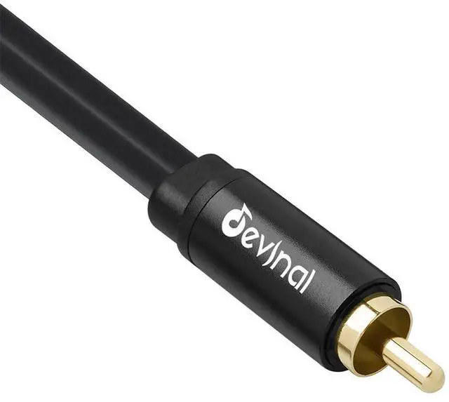 Alt view image 16 of 18 - RCA Y Cable 1 Male to 2 Female RCA Splitter subwoofer Splitter Adapter Gold Plated 10 inch