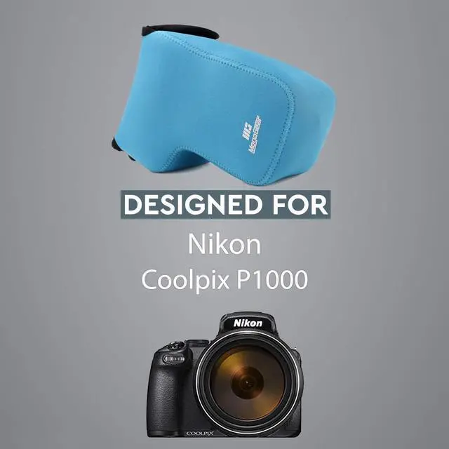 Alt view image 14 of 14 - Ultra Light Neoprene Camera Case Compatible with Nikon Coolpix P1000