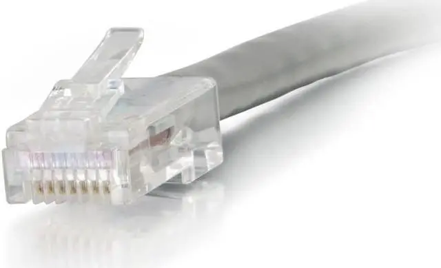 Alt view image 3 of 3 - C2G 04081 Cat6 Cable - Non-Booted Unshielded Ethernet Network Patch Cable, Gray (50 Feet, 15.24 Meters)