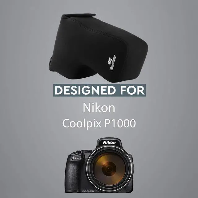 Alt view image 14 of 14 - Ultra Light Neoprene Camera Case Compatible with Nikon Coolpix P1000