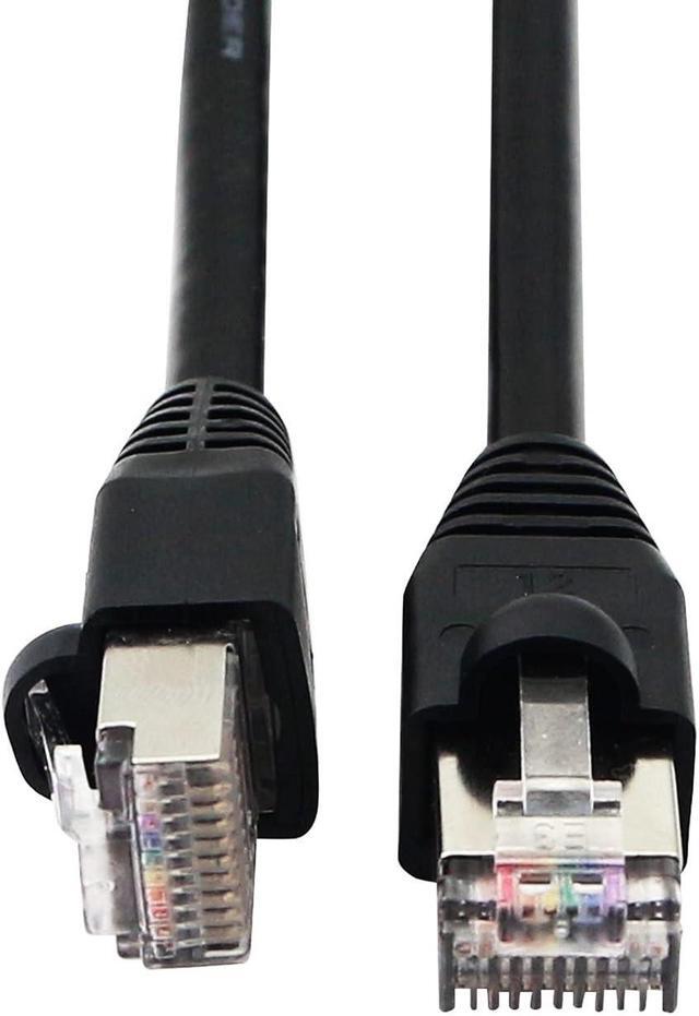Alt view image 4 of 7 - QIANRENON RJ50 Cable 10P10C Cat 5E Male to Male Modular Crystal Plug with Shielding Connectors for Scanning Code Guns, Laser Printing Equipment, Industrial Control Equipment etc, 1.5m/5 Ft