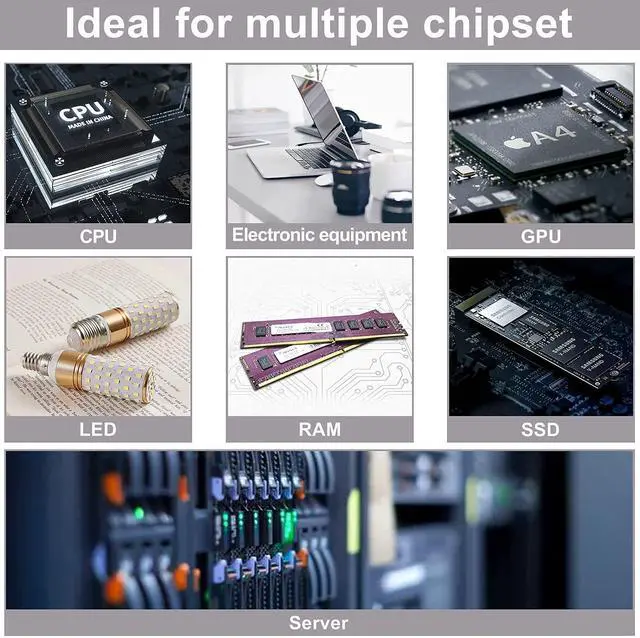 Alt view image 14 of 14 - Thermalright Thermal Pad 12.8 W/mK 120x120x1.5mm Non Conductive Heat Resistance Extreme Odyssey Silicone Thermal Pads for PC Laptop Heatsink/GPU/CPU/LED/SSD/PS4 Cooler (1.5mm)