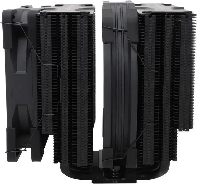 Alt view image 11 of 12 - FC140 Black CPU Air Cooler Dual Tower 5 Heat Pipe TL-D14X-B and TL-C12PRO-B PWM Fan Aluminium Heatsink Cover AGHP Technology for AMD AM4/Intel LGA 1150/1151/1155/1156/1200/2011/2066