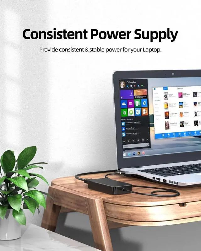 Alt view image 7 of 7 - 130W Charger Fit for Dell-XPS 15 7590 AIO, Vostro 7500 7590, Inspiron 7590 7591 7501 7790 5400 5401 5490 5491 Laptop AC Adapter Power Supply Cord