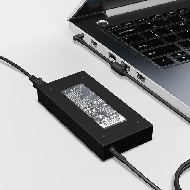 Alt view image 6 of 7 - AC Charger for HP Original HP ZBook 15 16 17 15u 15v G3 G4 G5 G6 G8 OMEN 15 17 ZBook Studio 15 G3 G4 G5 G6 ZBook Create Fury 15 17 G7 Victus 15 ADP-150XB B 740243-001 150W Laptop Power Adapter Cord