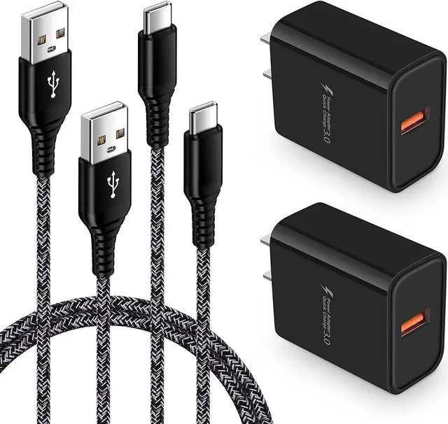 Main image of Android Charger, 3A Power Adapter Phone Fast Charging Box Plug Cube, 6FT 9FT Type C Cable Cords for Motorola Moto Edge 5G UW,One 5g Ace,G Pure,G Stylus 2024,G Power 2023 2022 2021 Edge 50 30 Ultra Z4