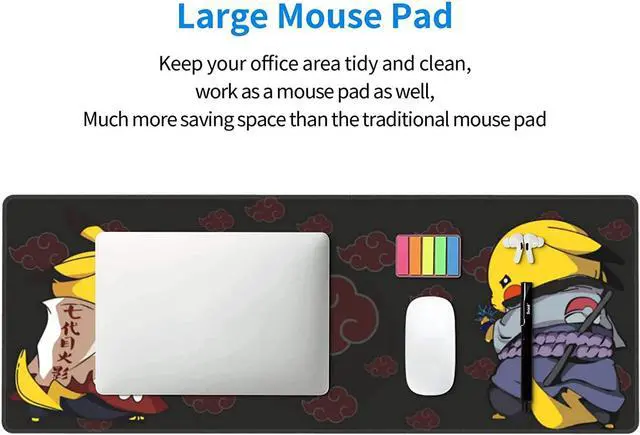 Alt view image 7 of 7 - Anime Character Mouse Pad - Anime Gaming Large Big Mouse Pad Non Slip Rubber Mat for Computers Desktop PC Laptop Office