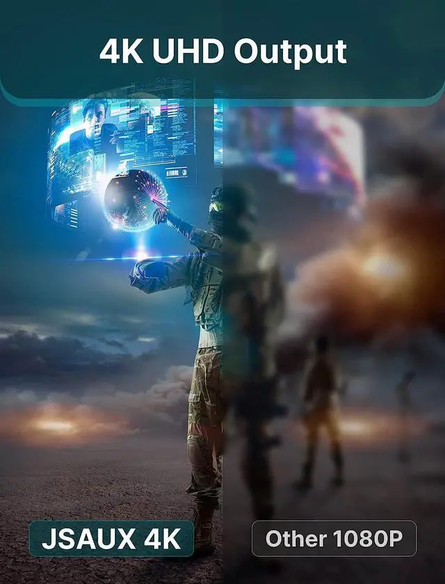 Alt view image 5 of 7 - 4K DisplayPort to HDMI Adapter 2-Pack DP PC to HDMI Monitor Converter Video UHD 2K@120Hz 4K@30 DP to HDTV Male to Female Uni-Directional Adapter Compatible for   HP GPU AMD -Grey