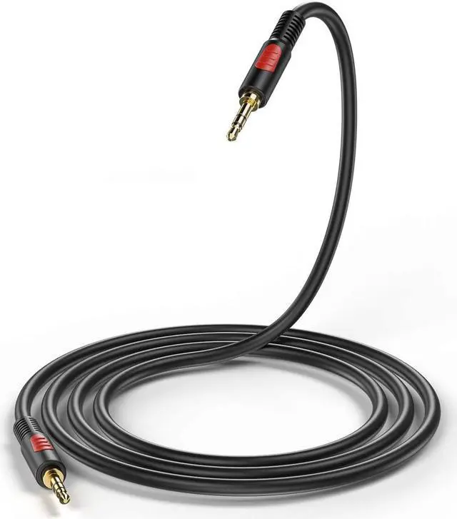 Main image of 3.5mm Male to Male Audio Aux Cable 6ft AUX Cable for Beats Headphones iPods iPhones iPads Home/Car Stereos and More