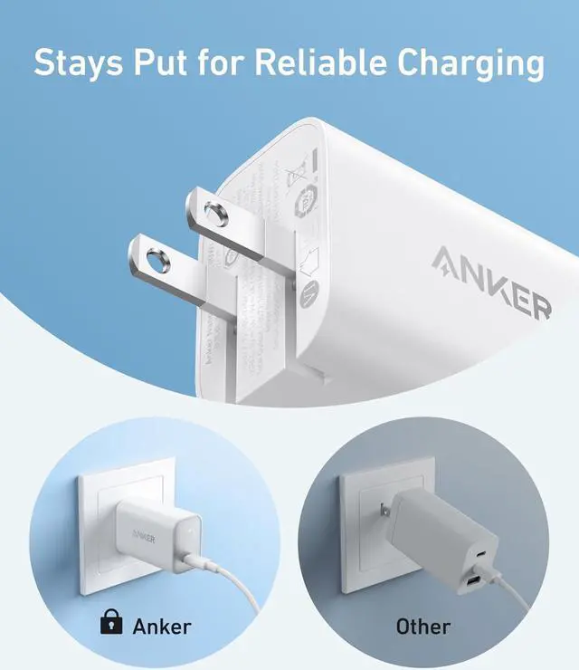 Alt view image 4 of 6 - Nano Charger 100W Foldable Type C Charger for iPhone Series and All USB C Devices 6FT USB-C Cable Included Compatible with MagSafe