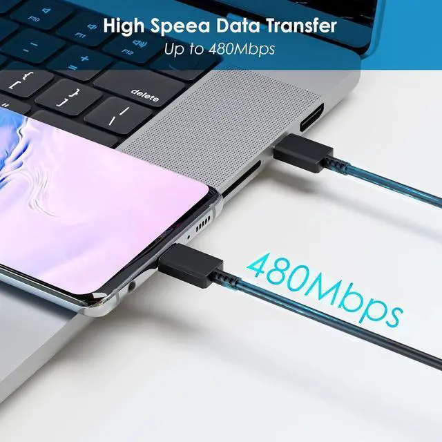 Alt view image 7 of 7 - Super Fast Charger Type C 25W PD USB C Wall Charger Fast Charging with 10FT Long Type C Charger Cable for  Galaxy S24 Ultra/S24/S24+/S23 Ultra/S23/S22 Ultra/S22/S21 Ultra/S20 Ultra/Note 20