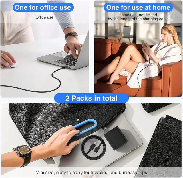 Alt view image 7 of 7 - 45W USB-C Charger for  Charger Super Fast Charging Type C Charging Block &6FT USBC Android Phone Cable Cord 2Pack for Galaxy S25 Ultra/S25 S24 S23 S22 S21 S20 S10 Ultra/Plus Galaxy Tab S9 S8