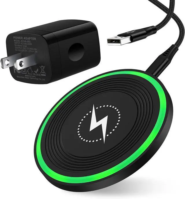 Main image of Wireless Charger Android Phone Fast Charging Pad for Pixel 9 Pro xl/9A/9/8A/7A/8 Pro/7/7 Pro 15W Wireless Charger Station with QC 3.0 Charger for  Galaxy S25 Ultra/S24 Ultra/S23/S22/S21/S20/S10