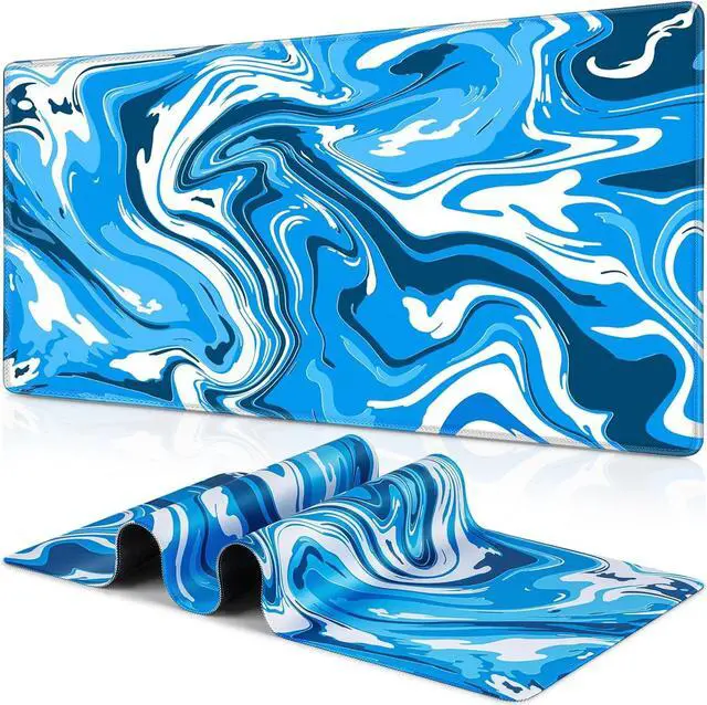 Main image of Gaming Mouse Pad Fluid Pattern Mouse Pad 31.5x11.8inch Large Extended Computer Mouse Mat Keyboard Full Desk Mousepad for Gaming Office Home